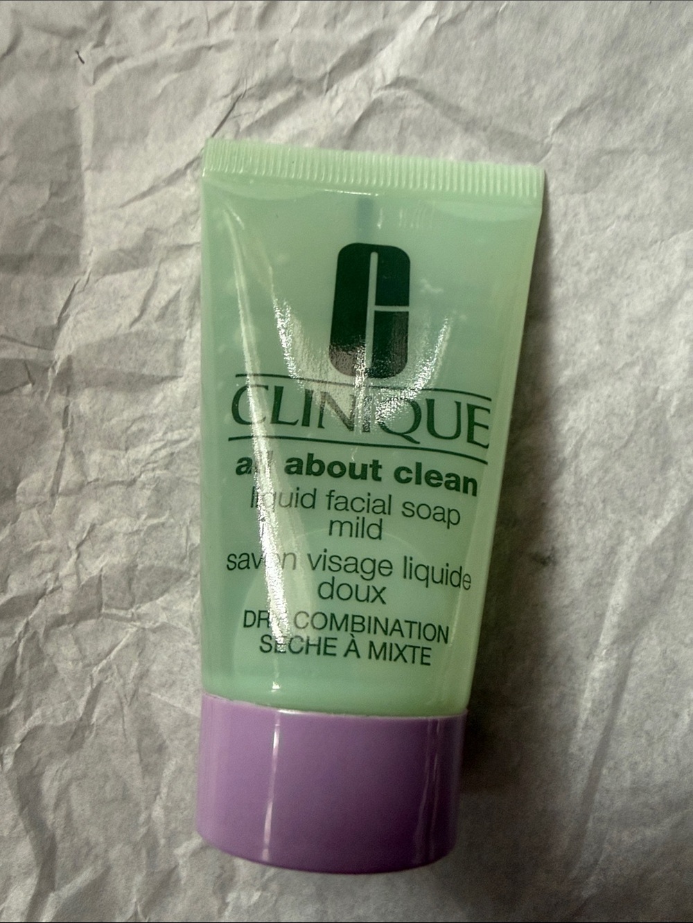 NWOT Clinique All About Clean Liquid Facial Soap. 1 oz